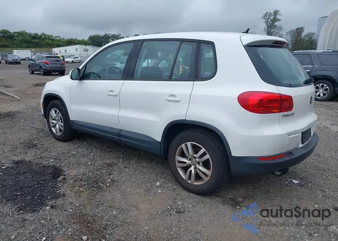 2012 Volkswagen Tiguan S из США, поврежденный, VIN WVGBV7AX4CW530712
